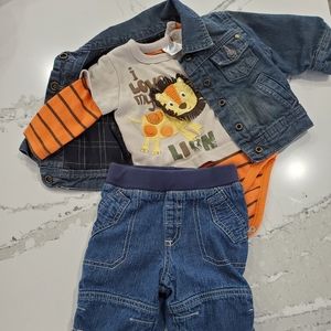 Baby OUTFIT (Joe Fresh, Mini Bean, Cherokee)